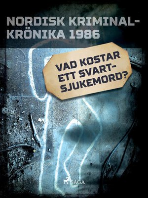 cover image of Vad kostar ett svartsjukemord?